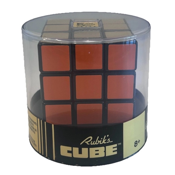 New Factory Sealed 50th Anniversary Retro Rubik’s Cube Gold Top Collectible - Picture 1 of 11